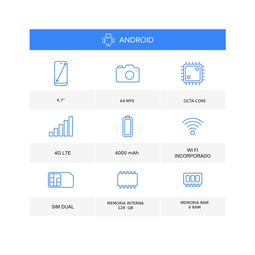 Celular Samsung Galaxy A52 128Gb 6Ram 64Mpx Blanco img #4