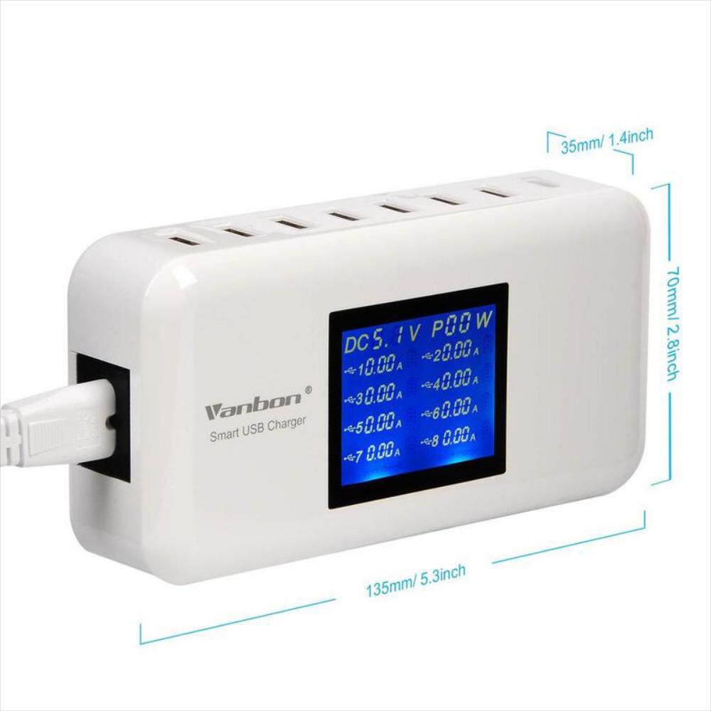 Carga USB de 8 puertos con entrada de CA de 100 a 240 V img #3