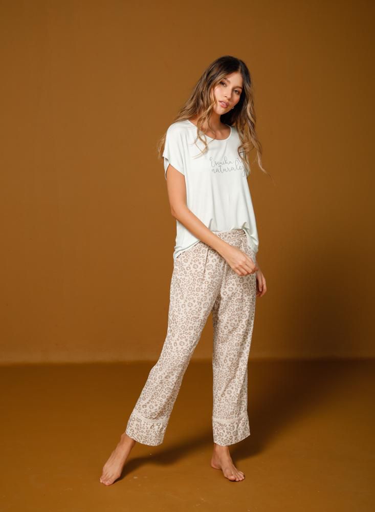 Camiseta Pijama Manga Corta Pa BRONZINI  24084 img #3