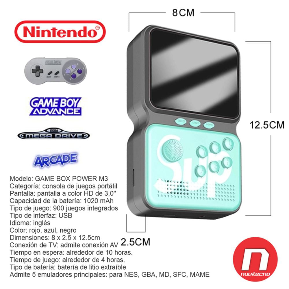 Consola Portátil Mini Arcade Gameboy Recargable 3.0 Sup M3 img #5