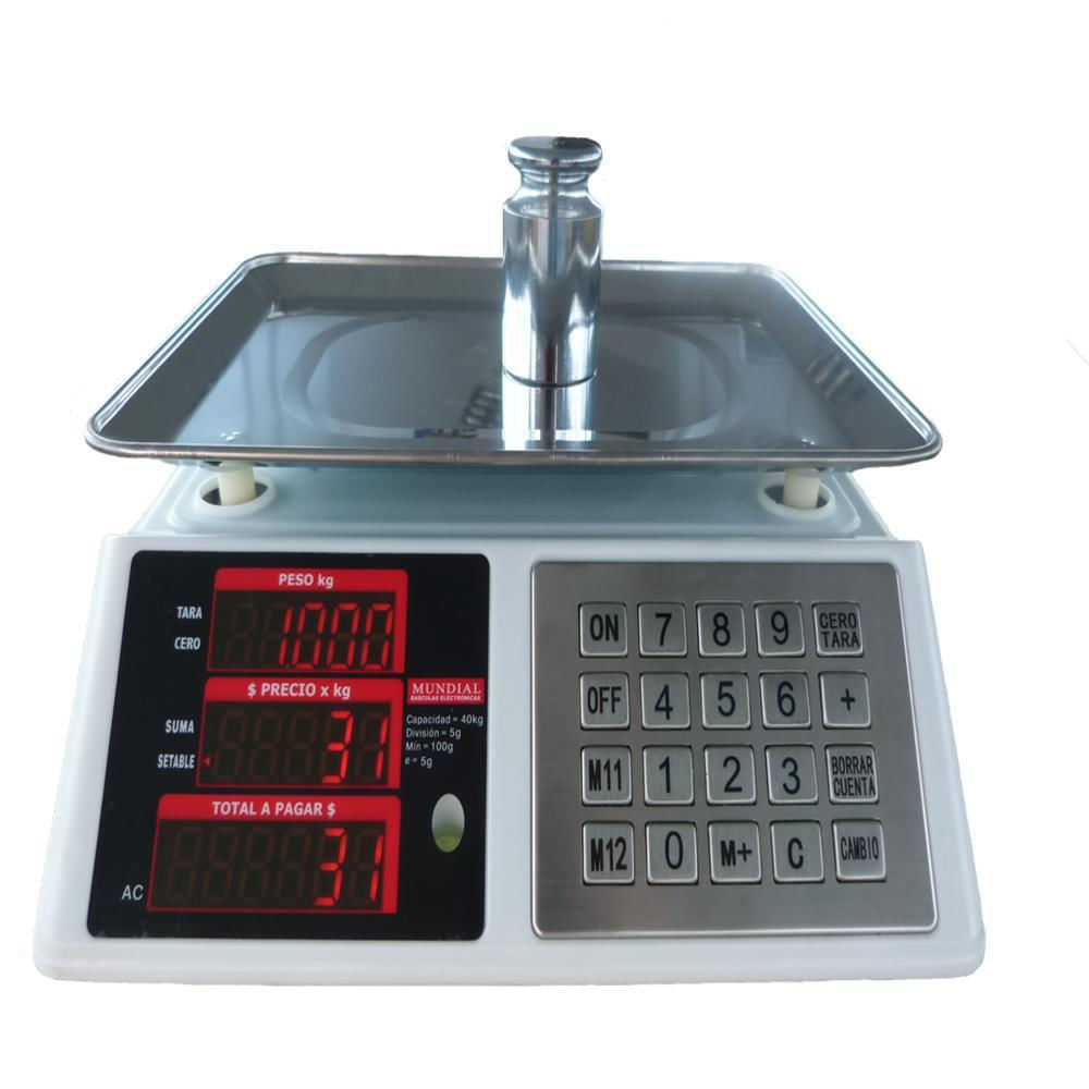 Balanza Liquidadora Gramera Digital Bascula Bbg Ref Lm 31 Capacidad 40Kg img #3