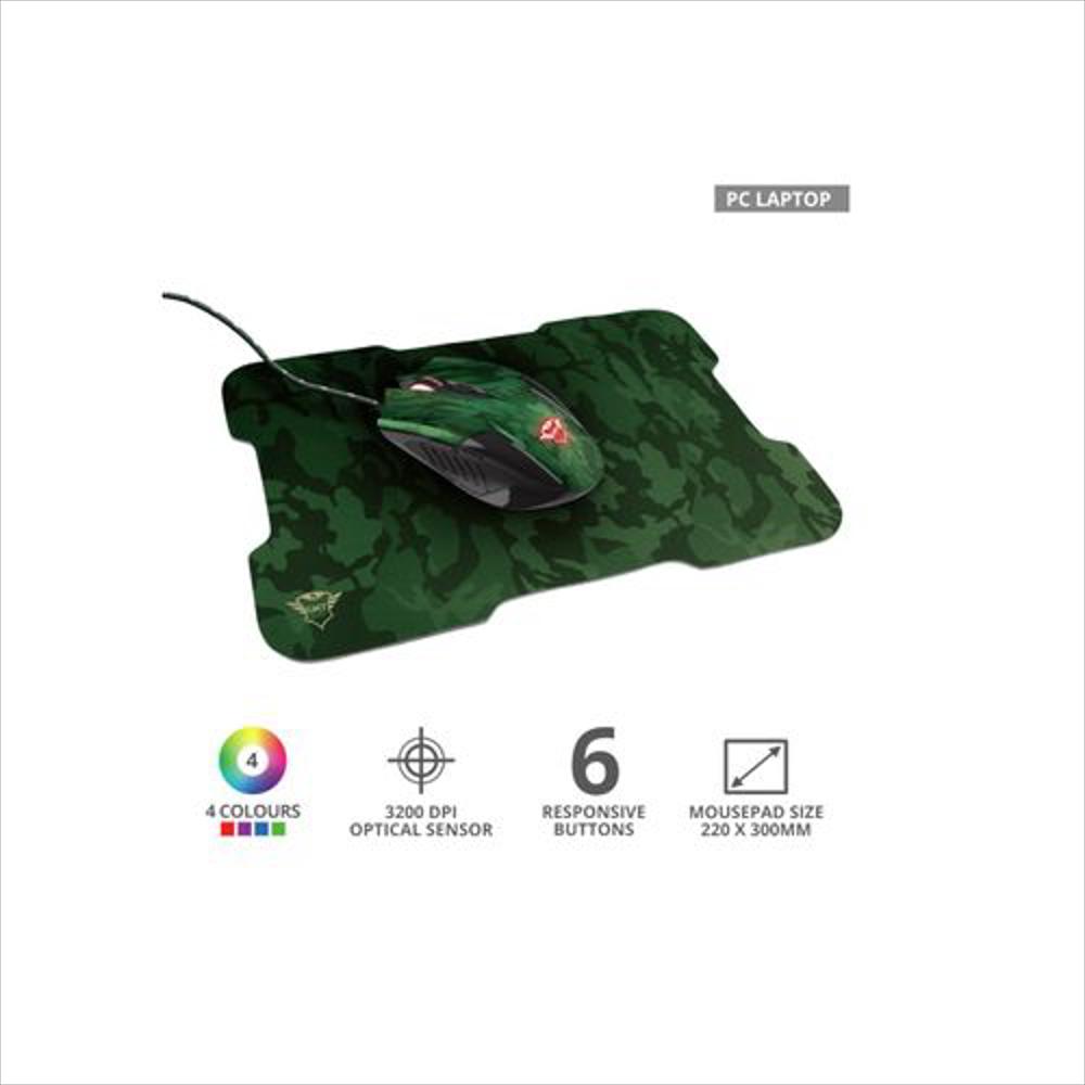 Mouse Gamer Trust Gxt 781 Rixa + Pad Mouse img #2