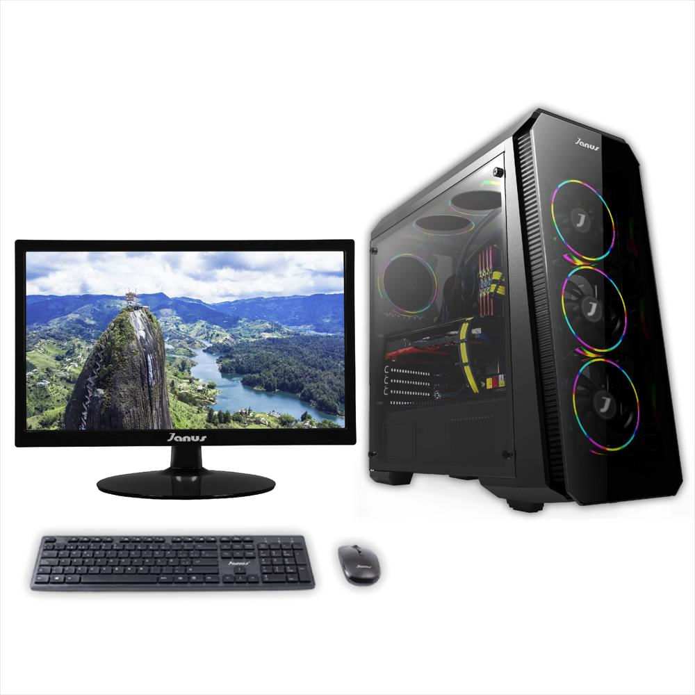Computador Janus Intel Core I7 9700 Ram 8Gb 256Gb Ssd Monitor Led 22 Pulgadas img #1