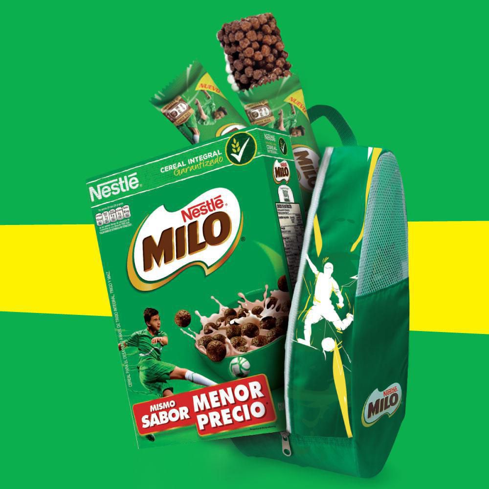 Guayera MILO® Cereal Milo 500g + Barras Milo 141g img #2