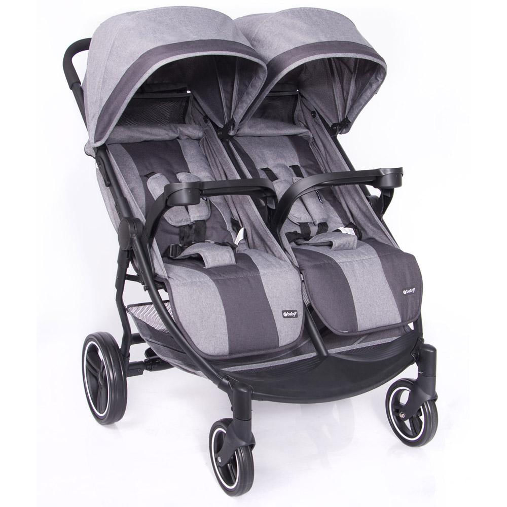 Coche Gemelar Ebaby 2021 Gris img #1