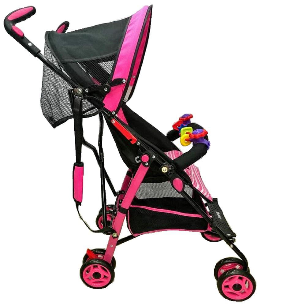 Coche Paseador Para Niña Rosado img #2