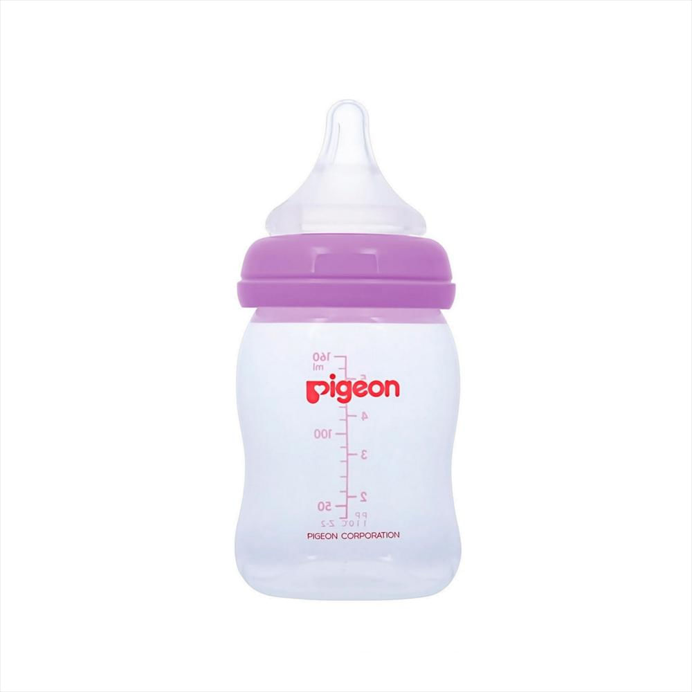 Tetero Biberón Pigeon Softouch Anticólico 5 Onzas 0M+ Violeta img #2