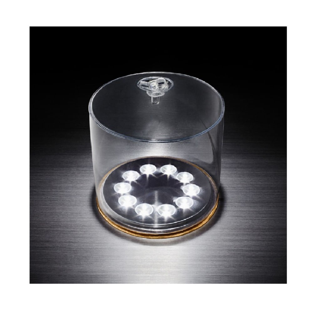 Lampara Inflable Luz Led Solar Recargable Transparente img #3