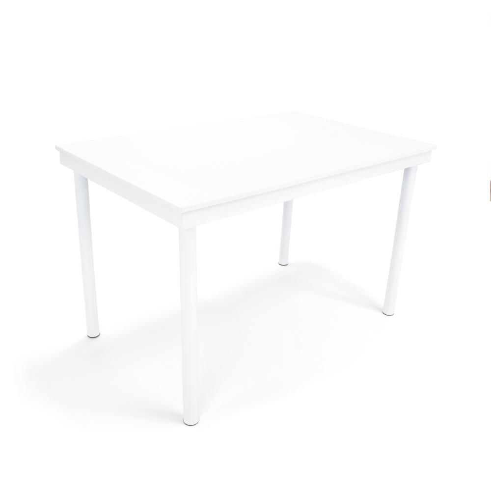 Loft 4 Puestos Mesa Blanca Sillas Negras img #4