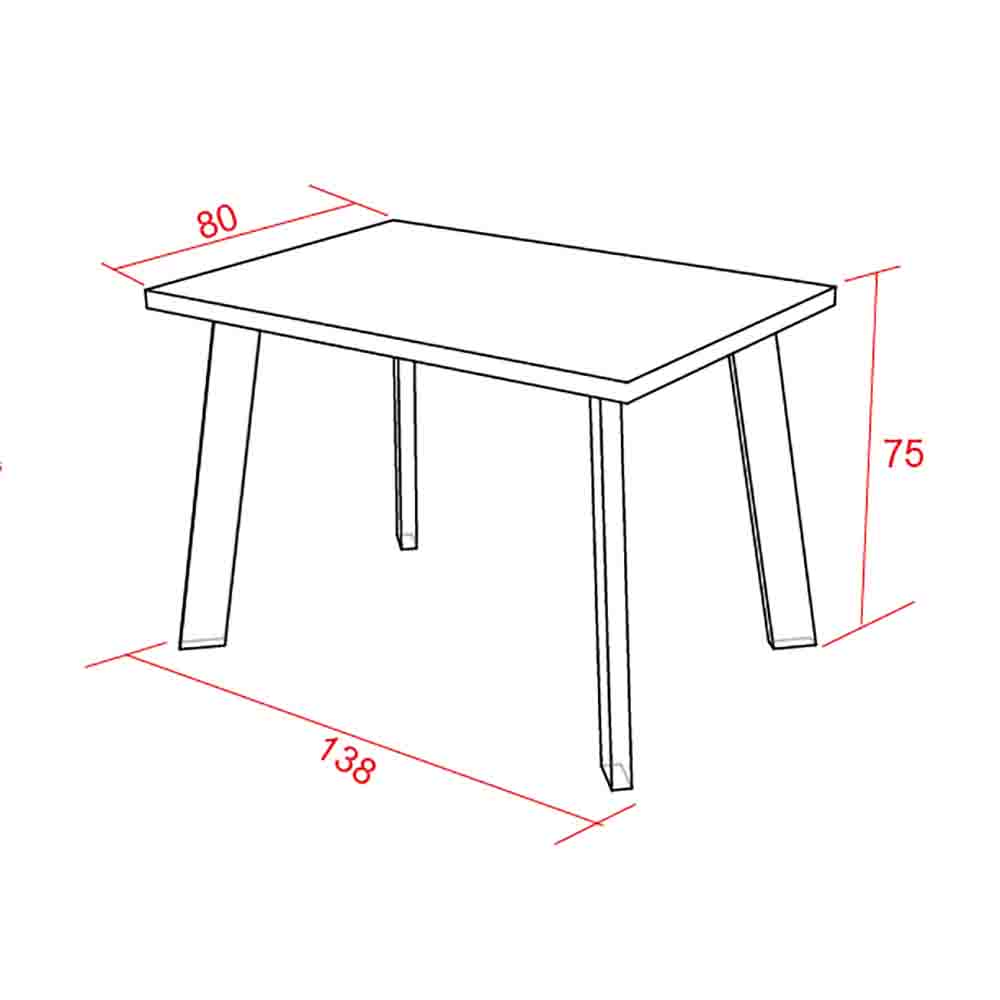Juego De Comedor Lugo Blanco 6P 4Neg 2Bla img #3