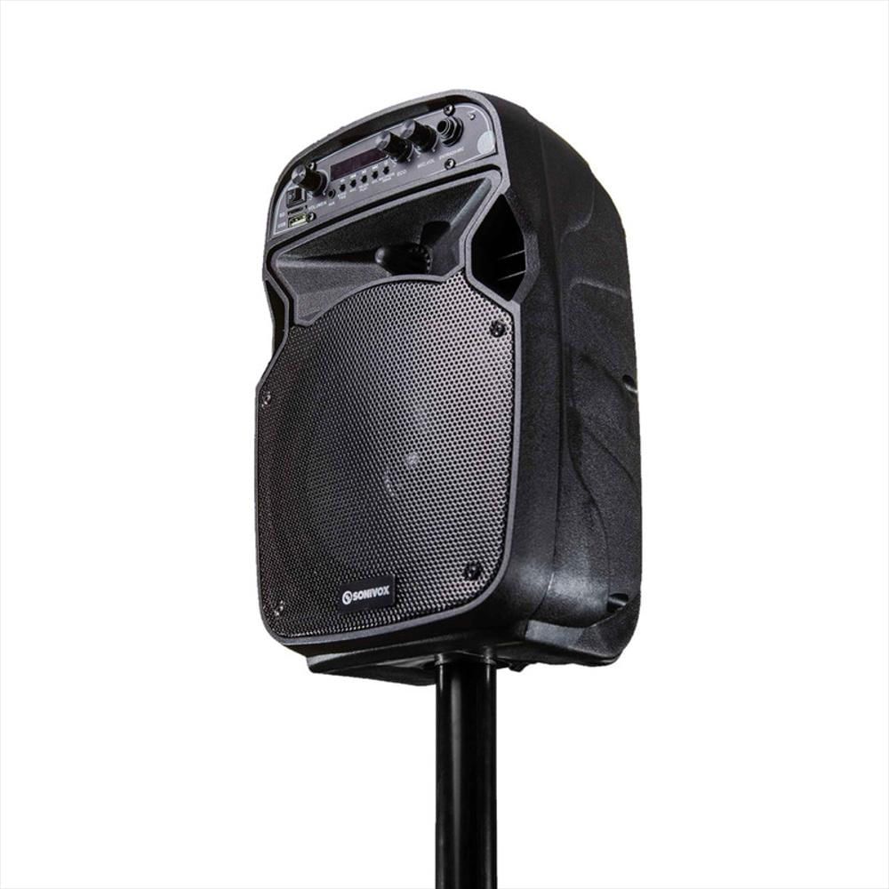 Cabina Sonivox Sonido De Alta Fidelidad + Trípode + Micrófono Bateria Recargable img #5