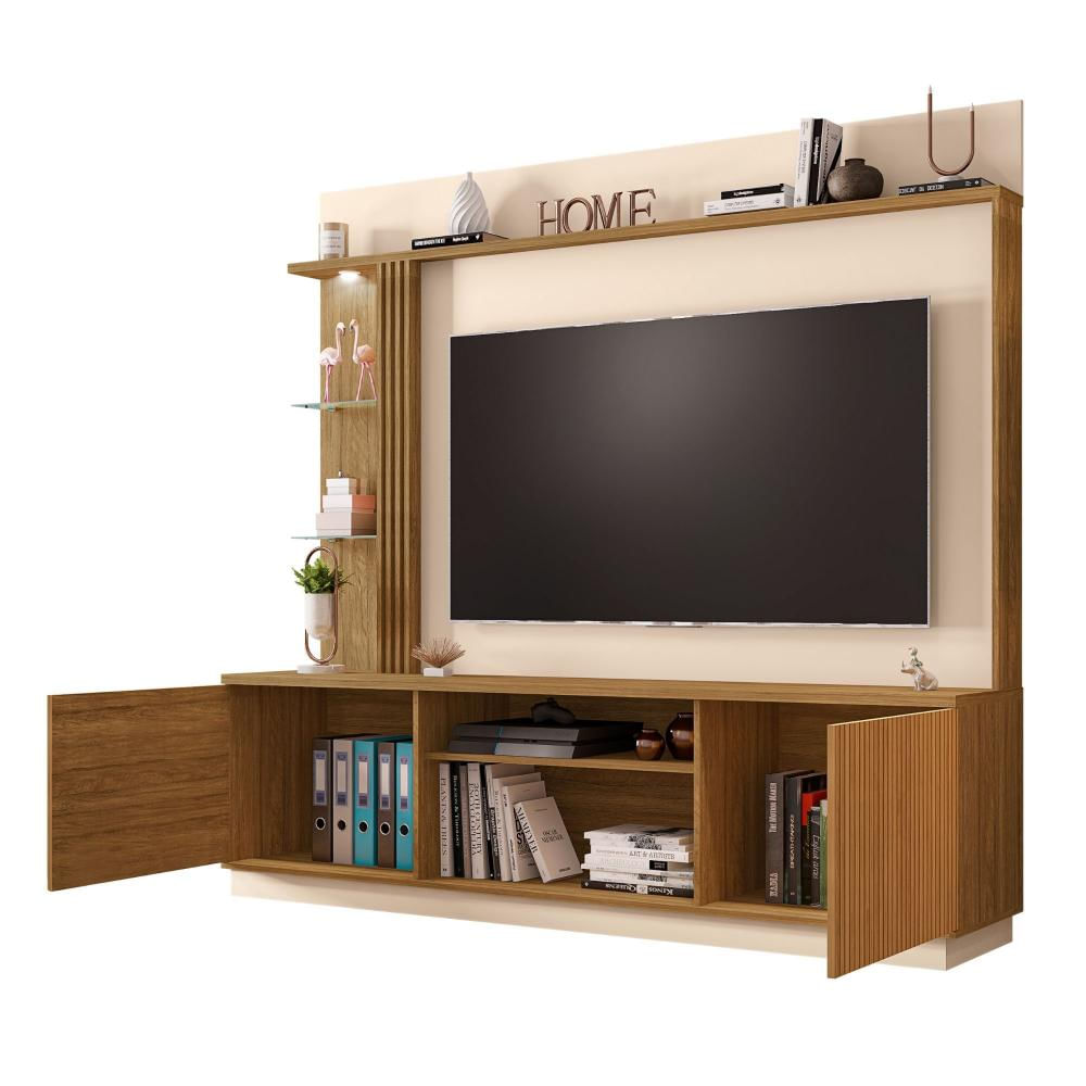 Mueble Centro Entretenimiento Atlanta Tv Hasta 70 Pulgadas Pulgadas 188Cm * 200Cm Cap Hue img #4