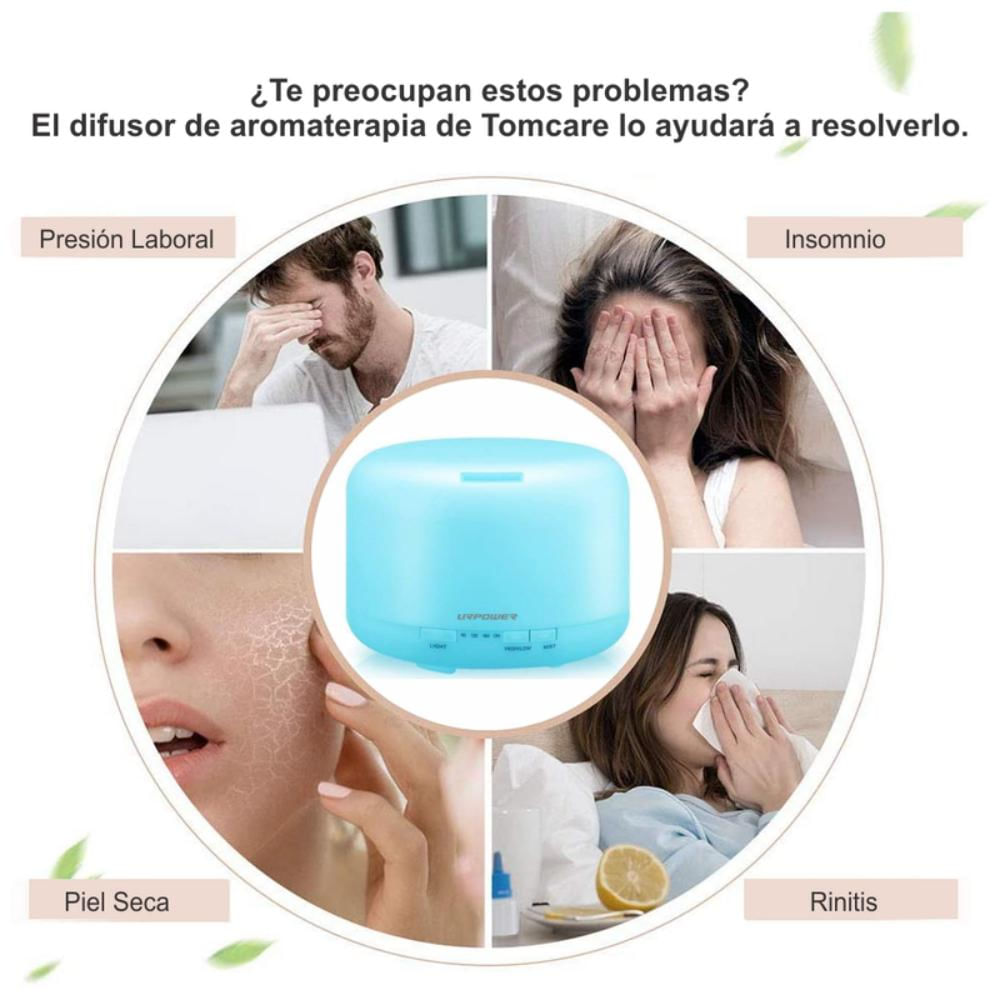 Difusor Humidificador Aromaterapia 500Ml Kp 500 + Esencia Hidrosoluble 10Ml img #2