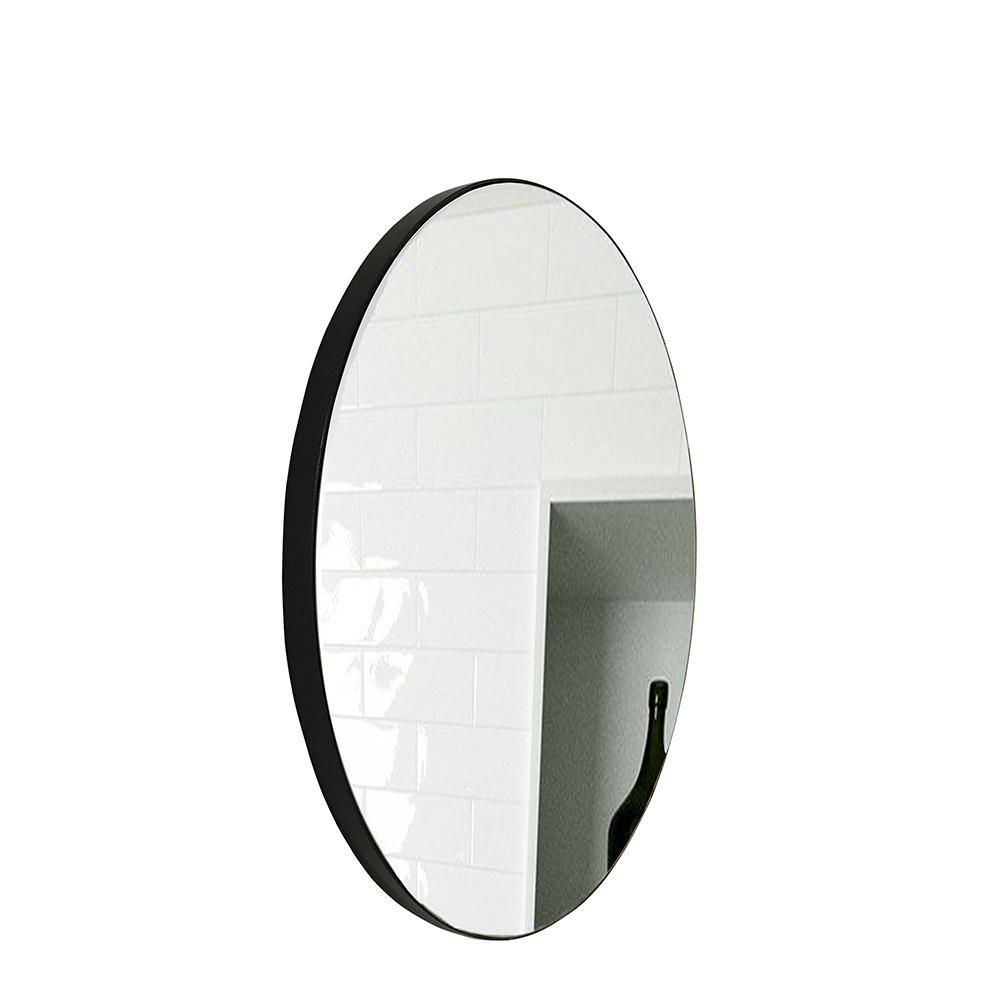 Espejo Redondo 63cm Negro UltraLuz BBR6000 img #2