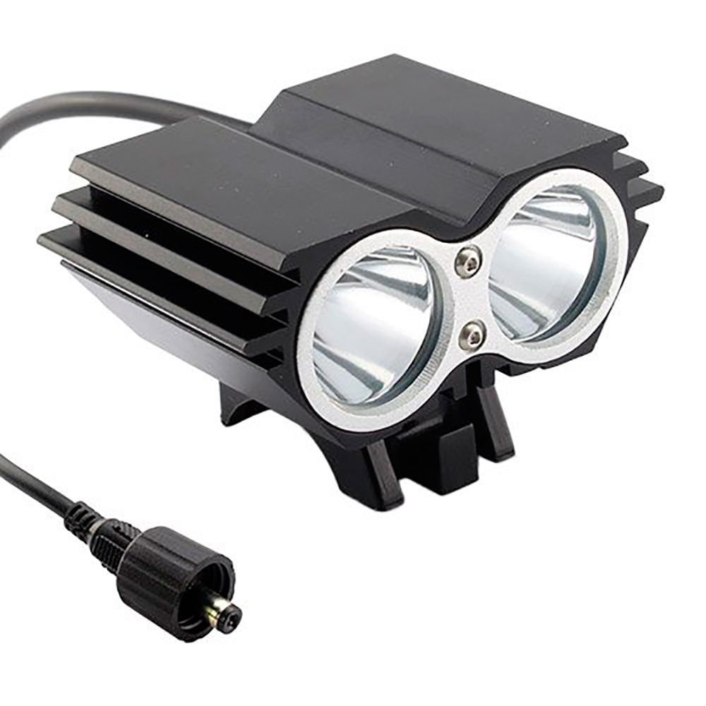 Combo Casco + Luces + Bandana Estuche Newspaper img #2