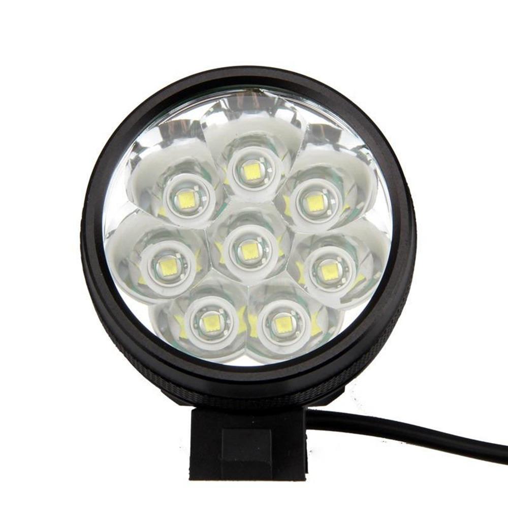 Linterna Bicicleta 12000 Lumenes Potente Obsequio 2 Luces img #3