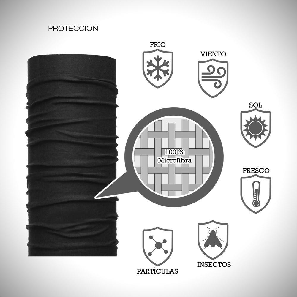 Cuello Multiusos Negro Bicicletas Nobility Ciclismo Moto img #3