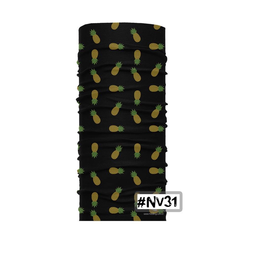 Cuello Multiusos Negro Piñas Ciclismo Moto img #1