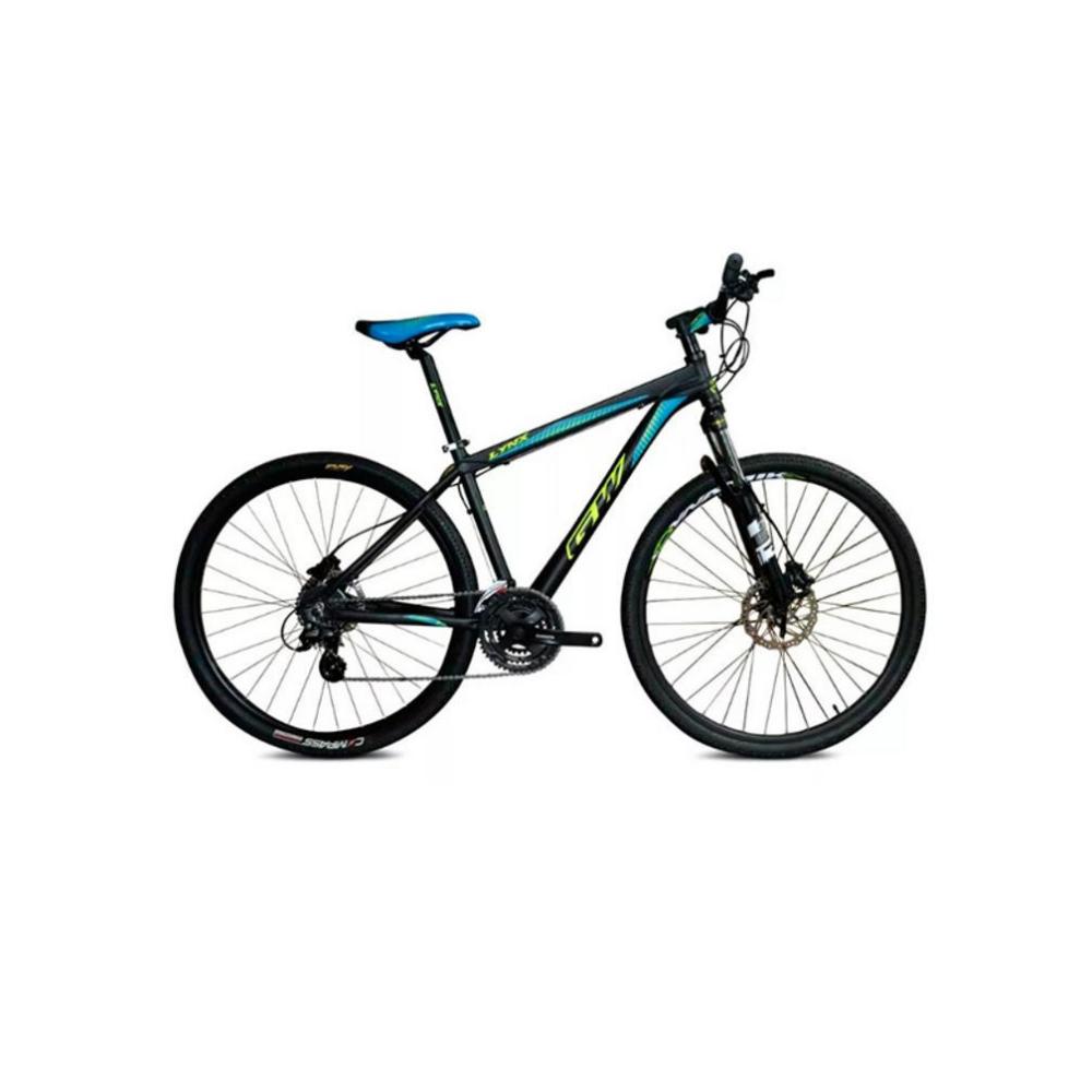 Bicicleta Montaña Linx 9.1 7 Vl Marca Gw Negro Azul Amarillo img #1