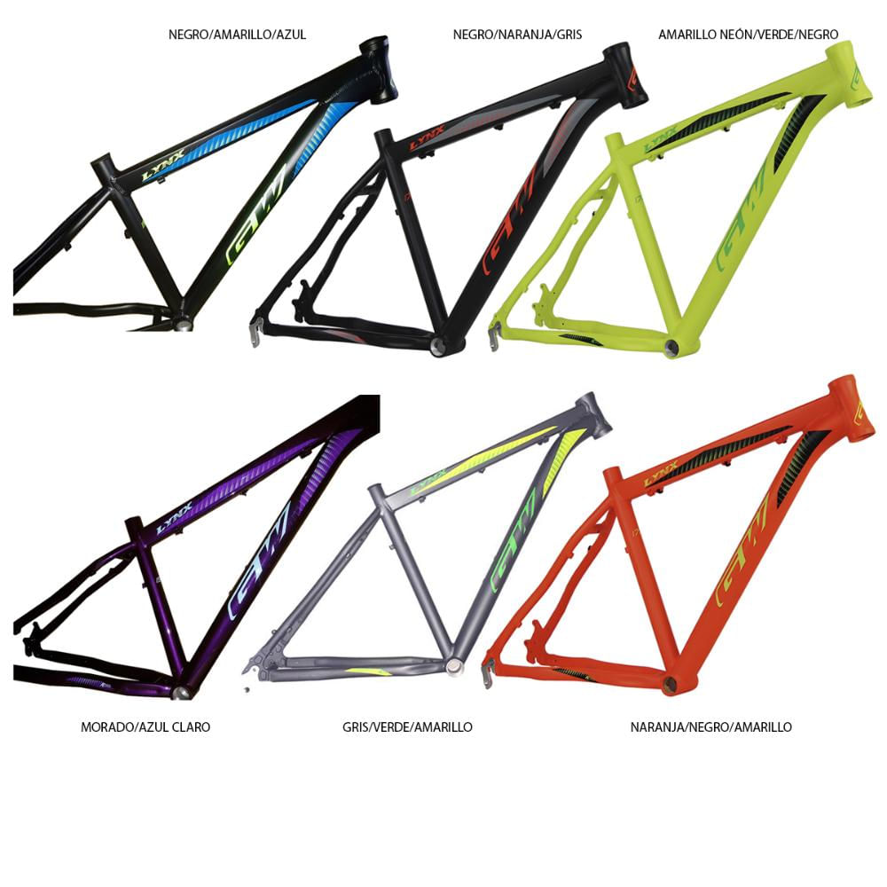 Bicicleta Montaña Linx 9.1 7 Vl Marca Gw Negro Azul Amarillo img #2