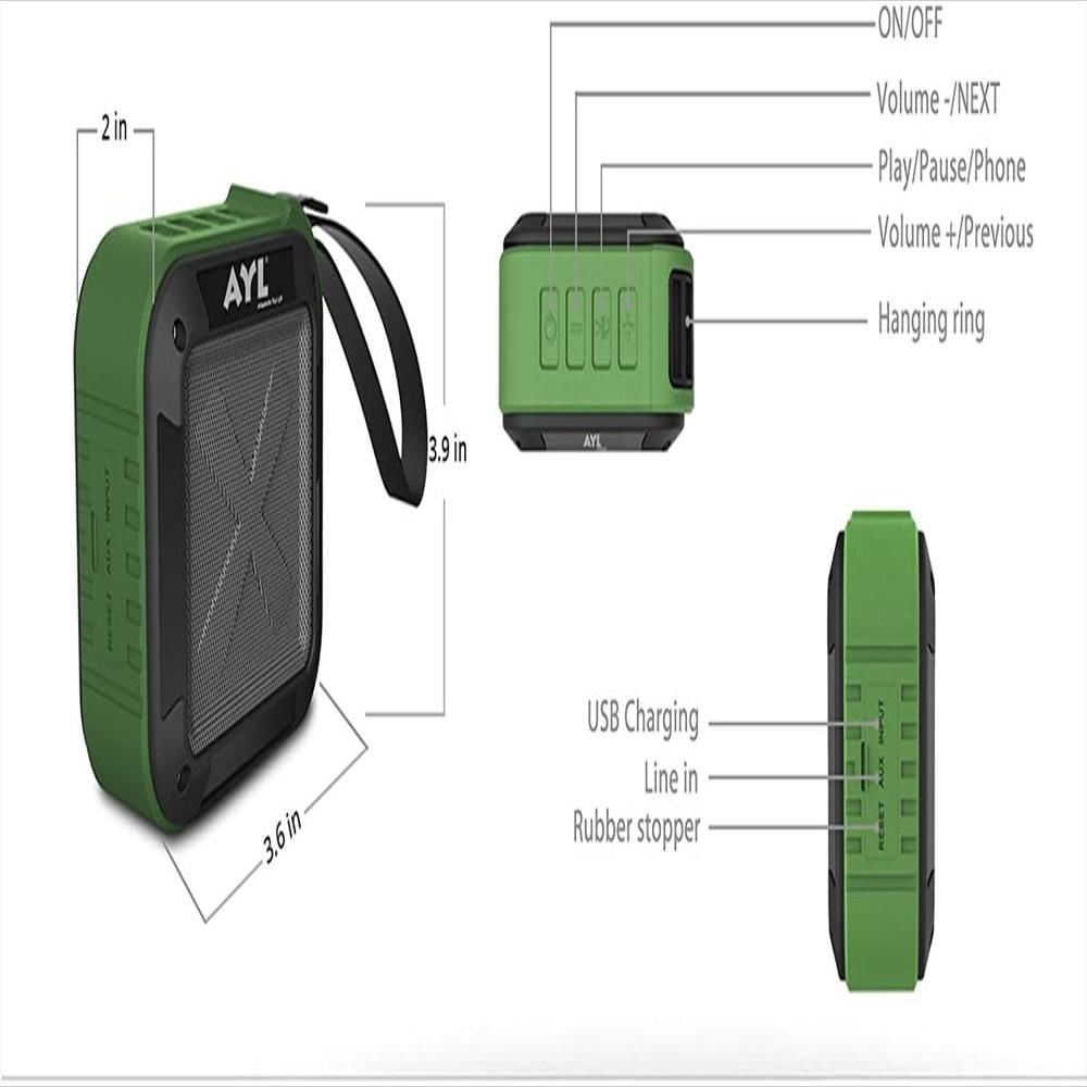 Altavoz Bluetooth Portátil Impermeable Ayl img #2
