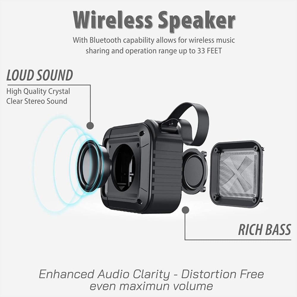 Altavoz Bluetooth Portátil Impermeable Ayl img #3