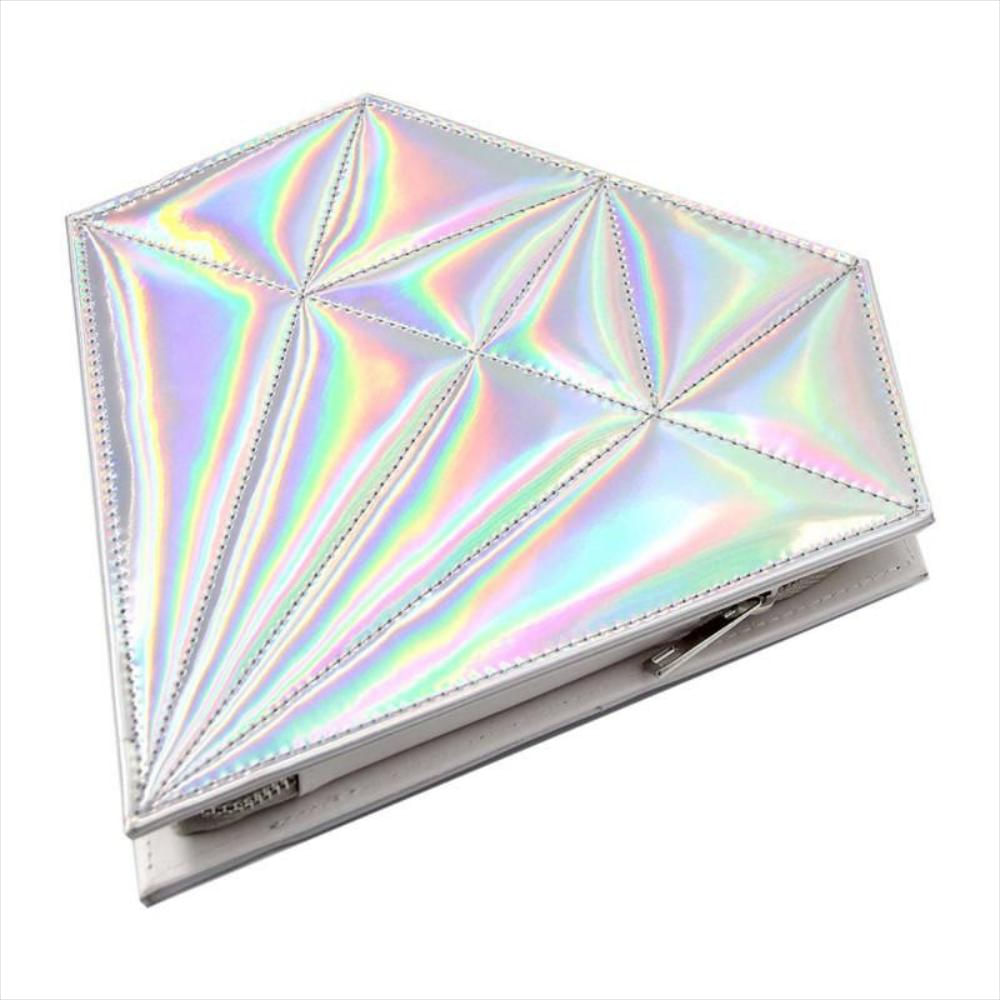 Set de 10 Brochas para Maquillaje + Estuche Forma Diamante img #2