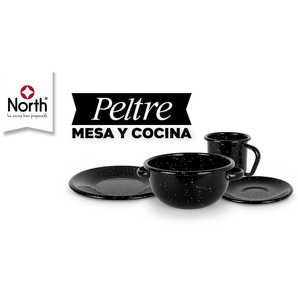VAJILLA PELTRE 4 PUESTOS NEO NORTH 1091 img #1