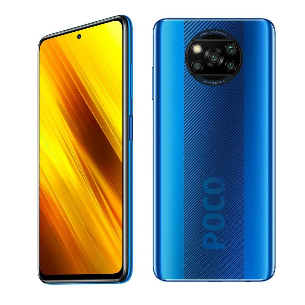 Celular Xiaomi Poco X3 128Gb 8Gb Ram Nfc Azul img #1