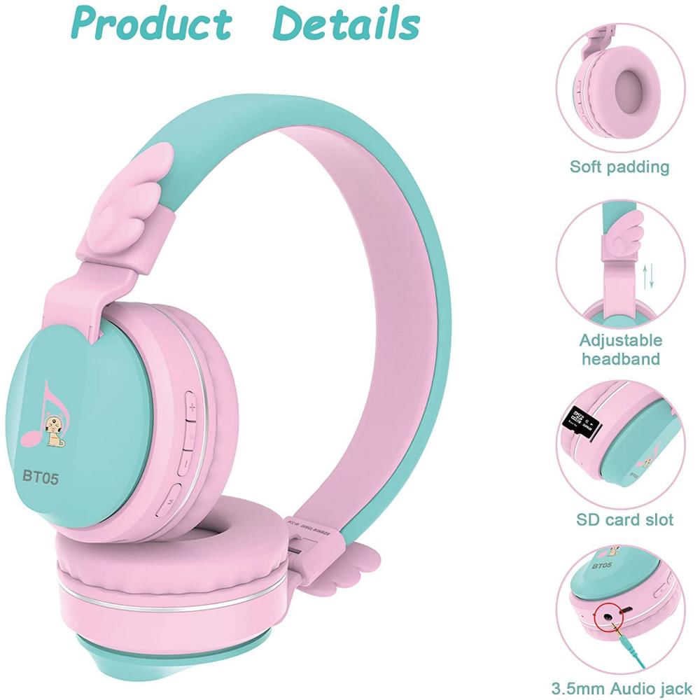 Auriculares Inalámbricos Para Niños Riwbox img #2