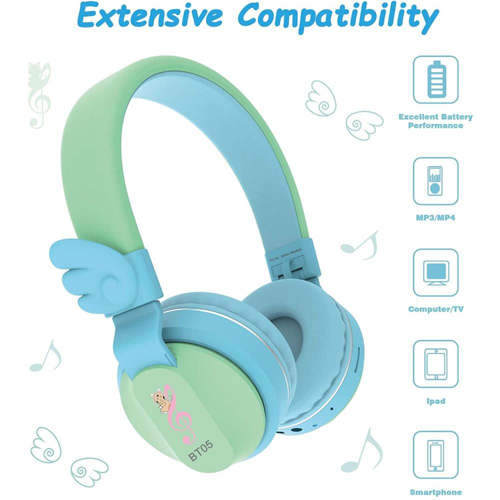 Auriculares Inalámbricos Plegables Con Tarjeta Mic img #2