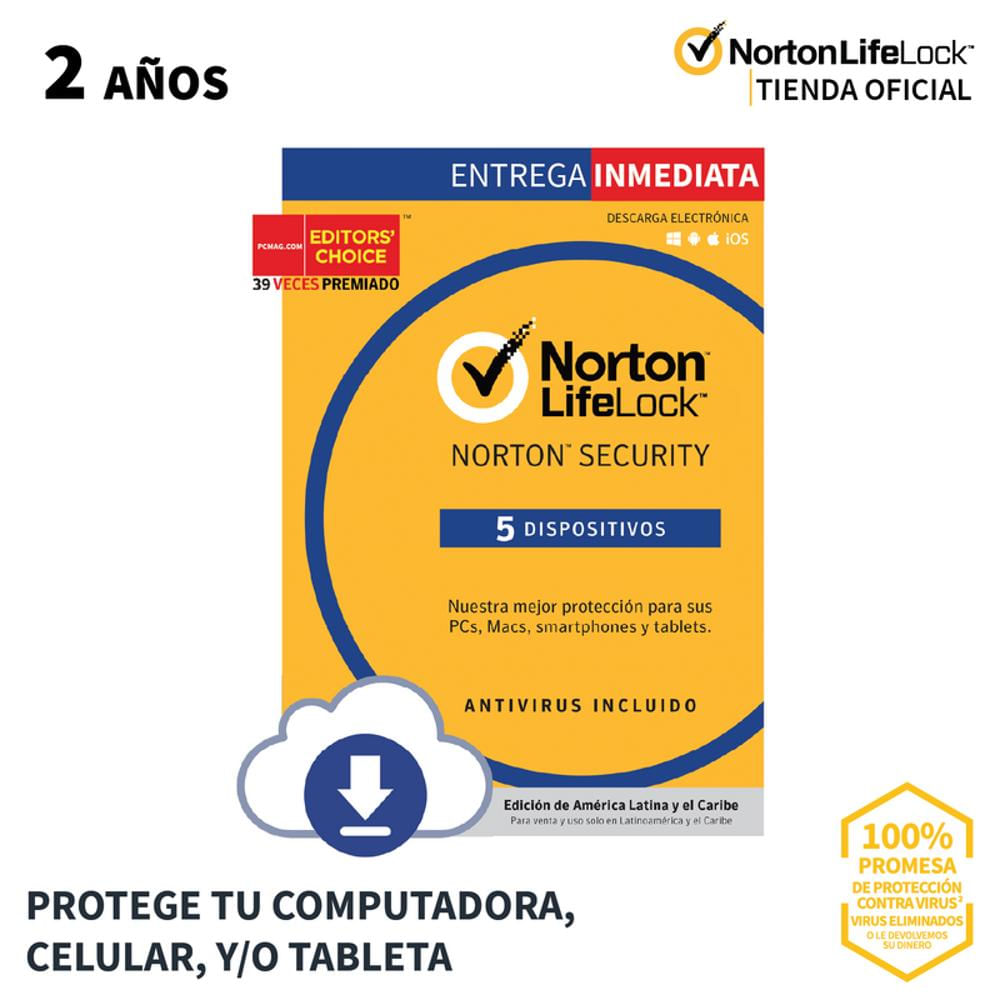Norton Security Online 5 Dispositivos 3 Años img #1