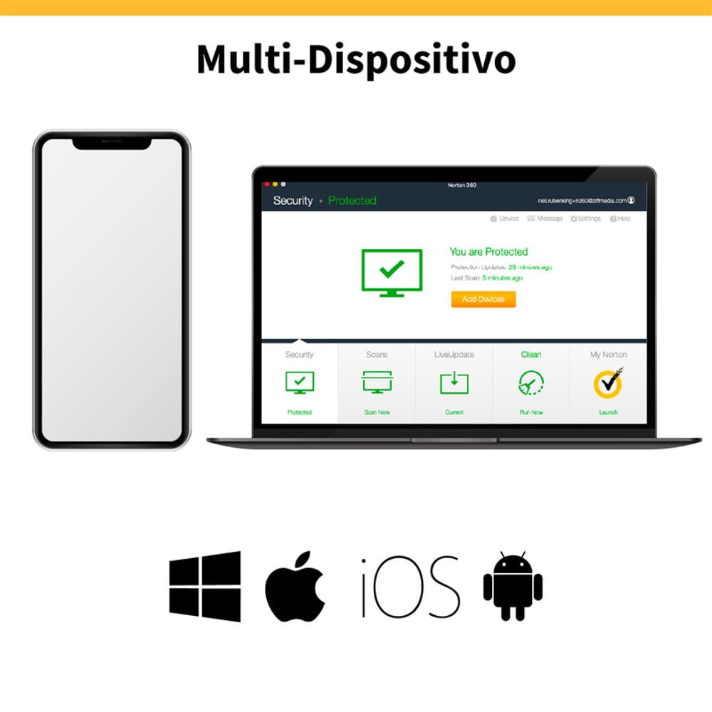 Norton Security Online 5 Dispositivos 3 Años img #2
