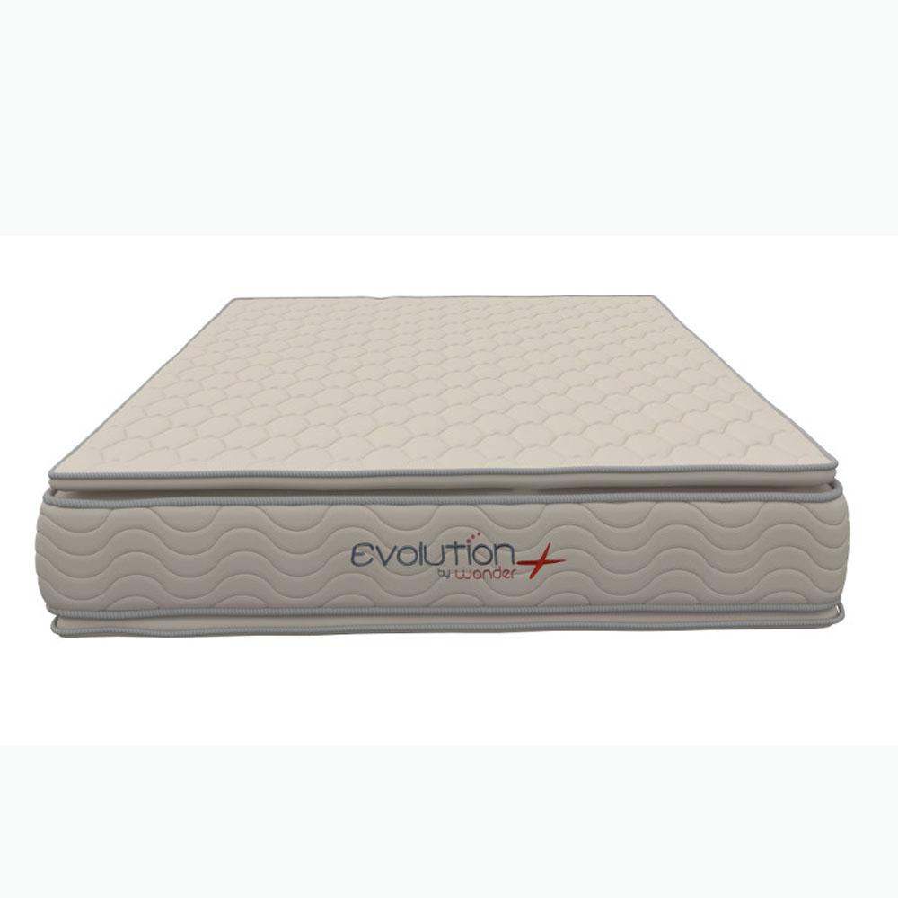Colchon Evolution Más 1.40X1.90M Wonder Blanco Gris img #2
