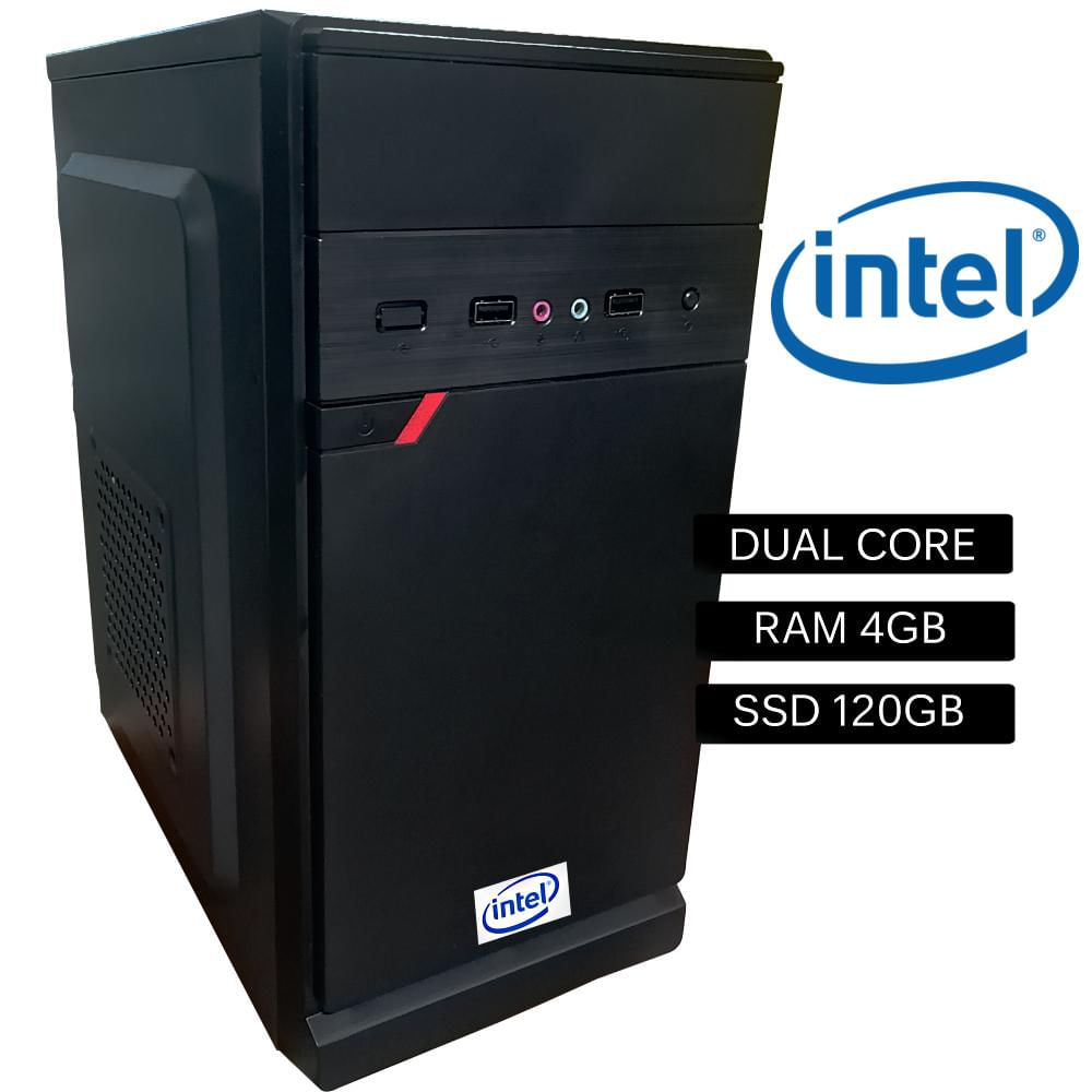 Computador Torre Unitec Intel Dual Core Ssd 120Gb Ram 4Gb + Monitor 20 + Teclado Y Mouse img #2