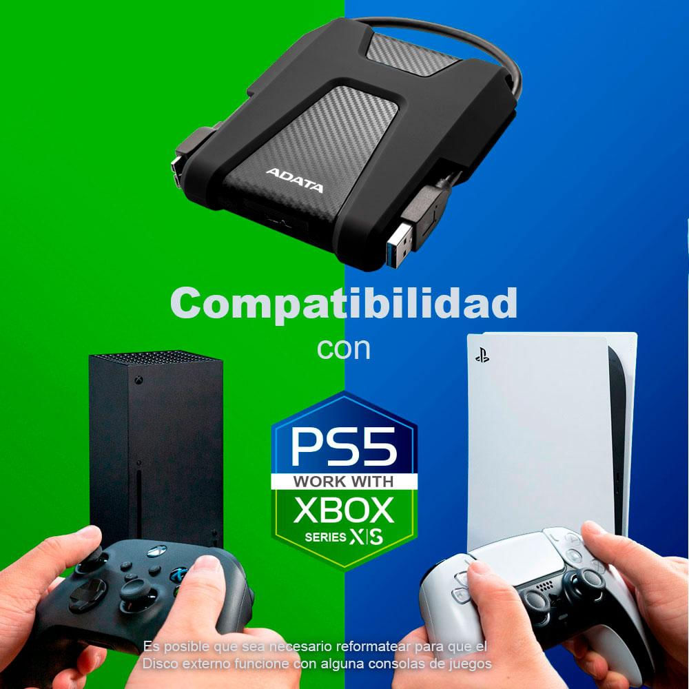 Disco Duro Externo 1Tb Antigolpes Adata Hd680 Usb Ps5 Xbox Azul img #5