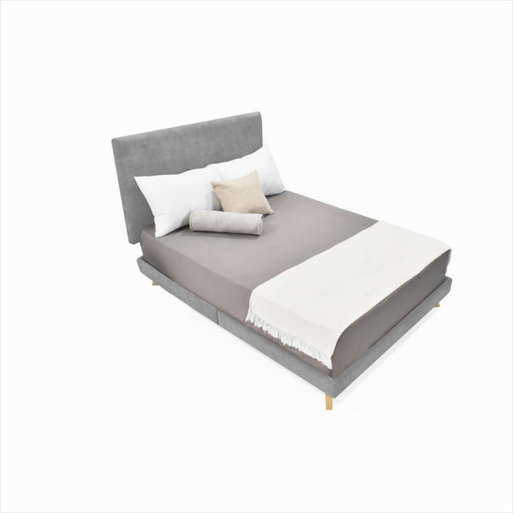 Cabecero Verona Doble Liso Tela Gris img #5