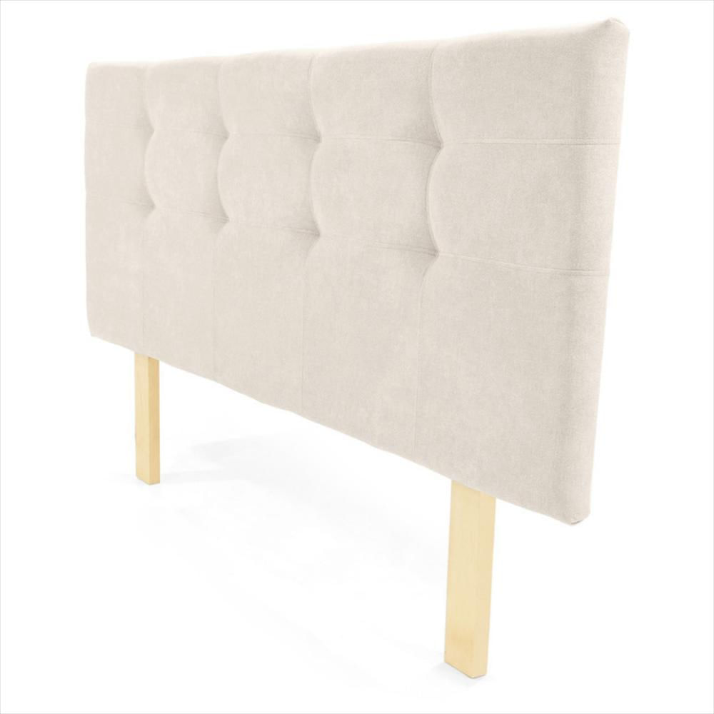 Cabecero Verona King Capitoneado Tela Taupe img #3