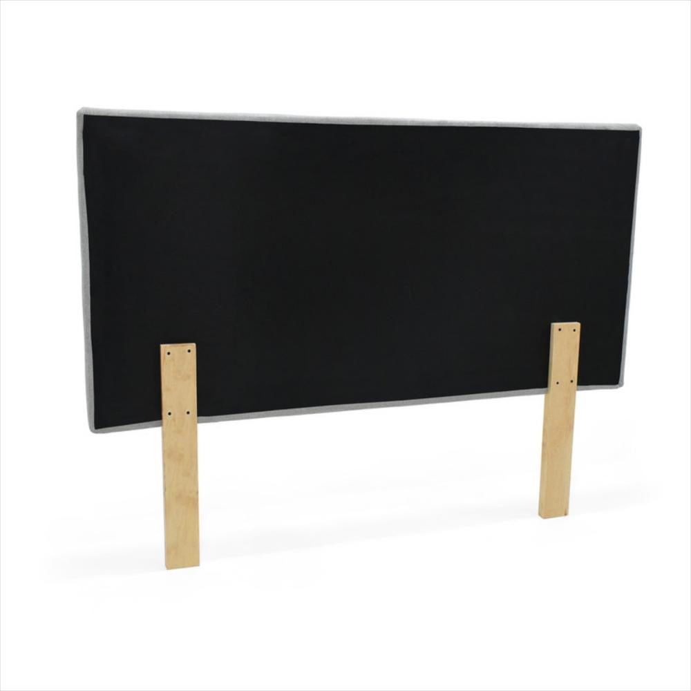 Cabecero Verona Queen Liso Tela Plata img #2