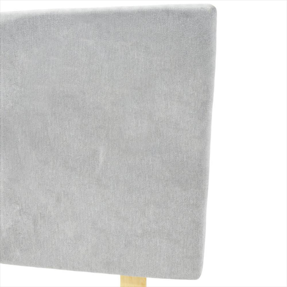 Cabecero Verona Queen Liso Tela Plata img #4