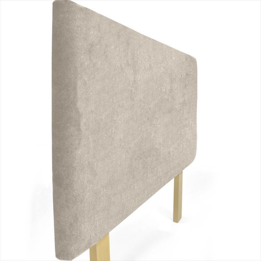 Cabecero Verona Doble Liso Tela Taupe img #7