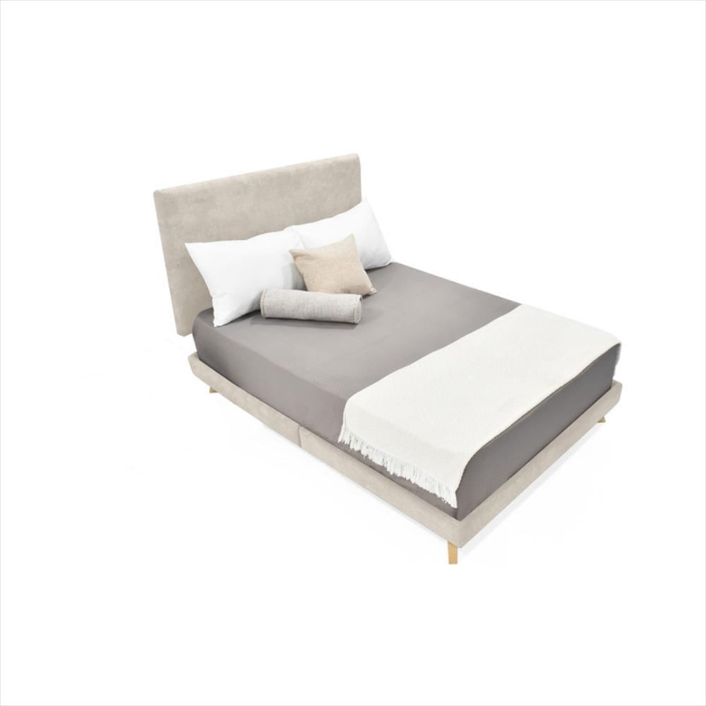 Cabecero Verona Doble Liso Tela Taupe img #8