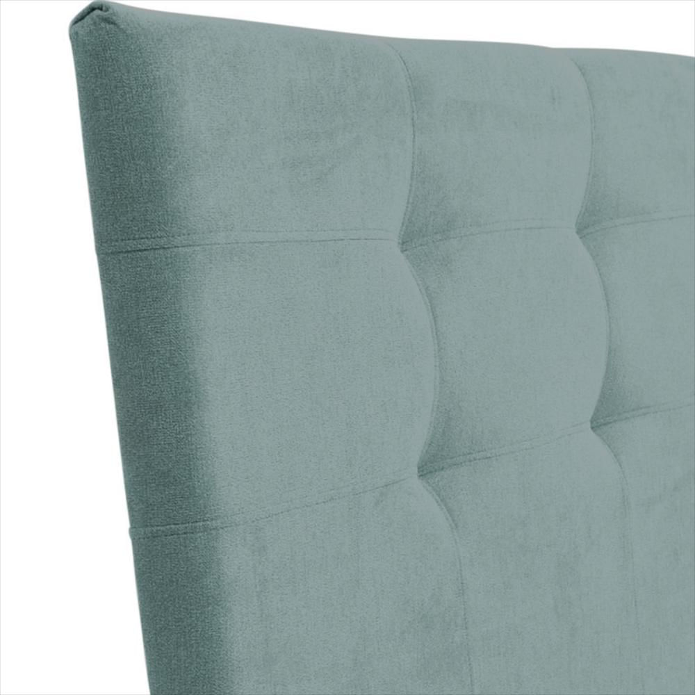 Cabecero Verona King Capitoneado Tela Petróleo img #4