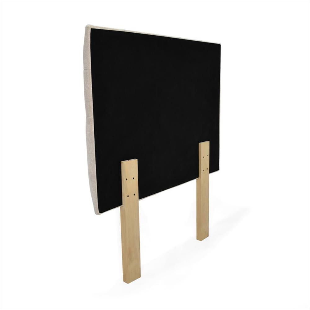 Cabecero Verona Sencillo Capitoneado Tela Taupe img #2