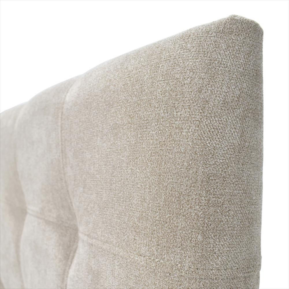 Cabecero Verona Sencillo Capitoneado Tela Taupe img #4