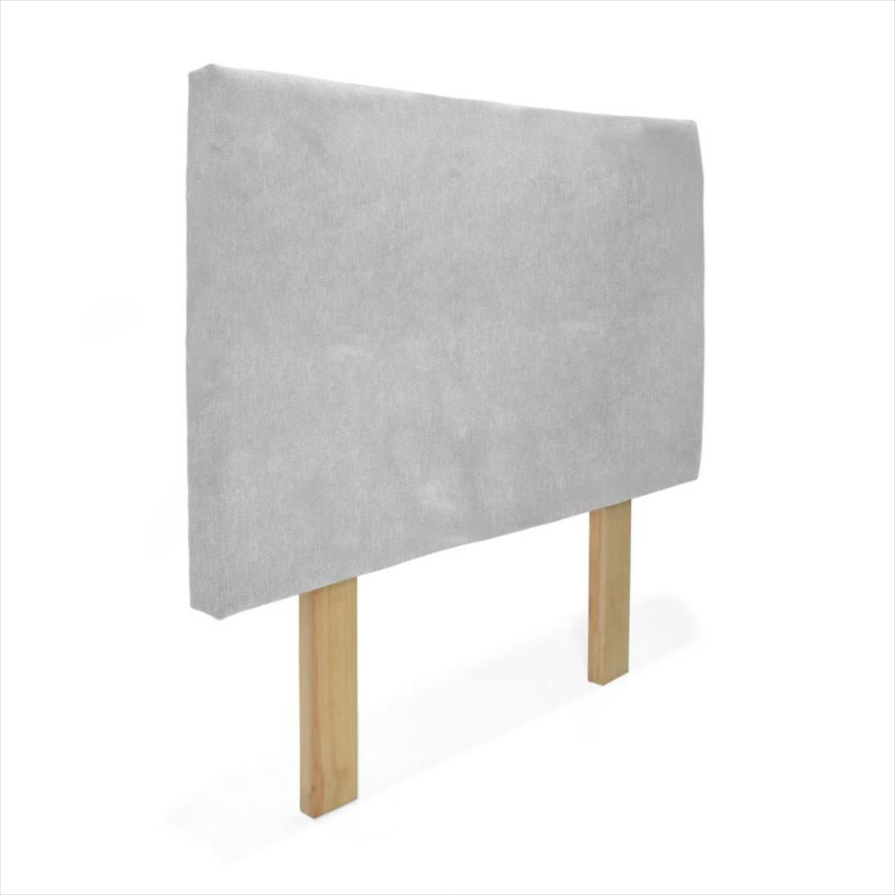 Cabecero Verona Semidoble Liso Tela Plata img #3