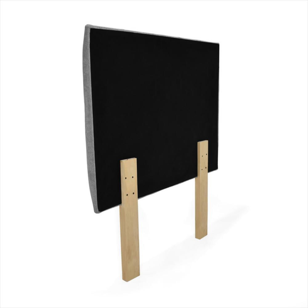 Cabecero Verona Sencillo Liso Tela Gris img #2