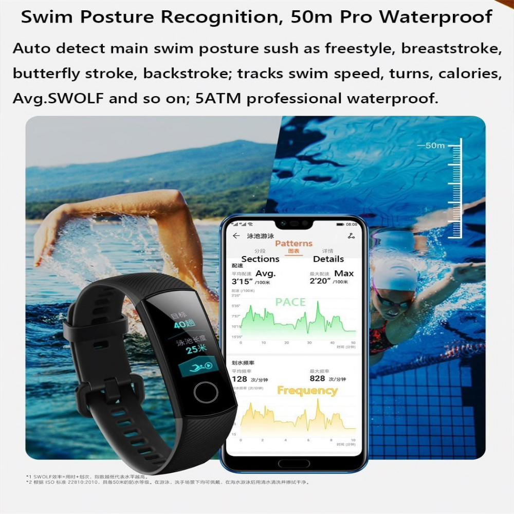 Smart Band Huawei Honor Band 4 Bluetooth 4.0 Resistente Agua img #2