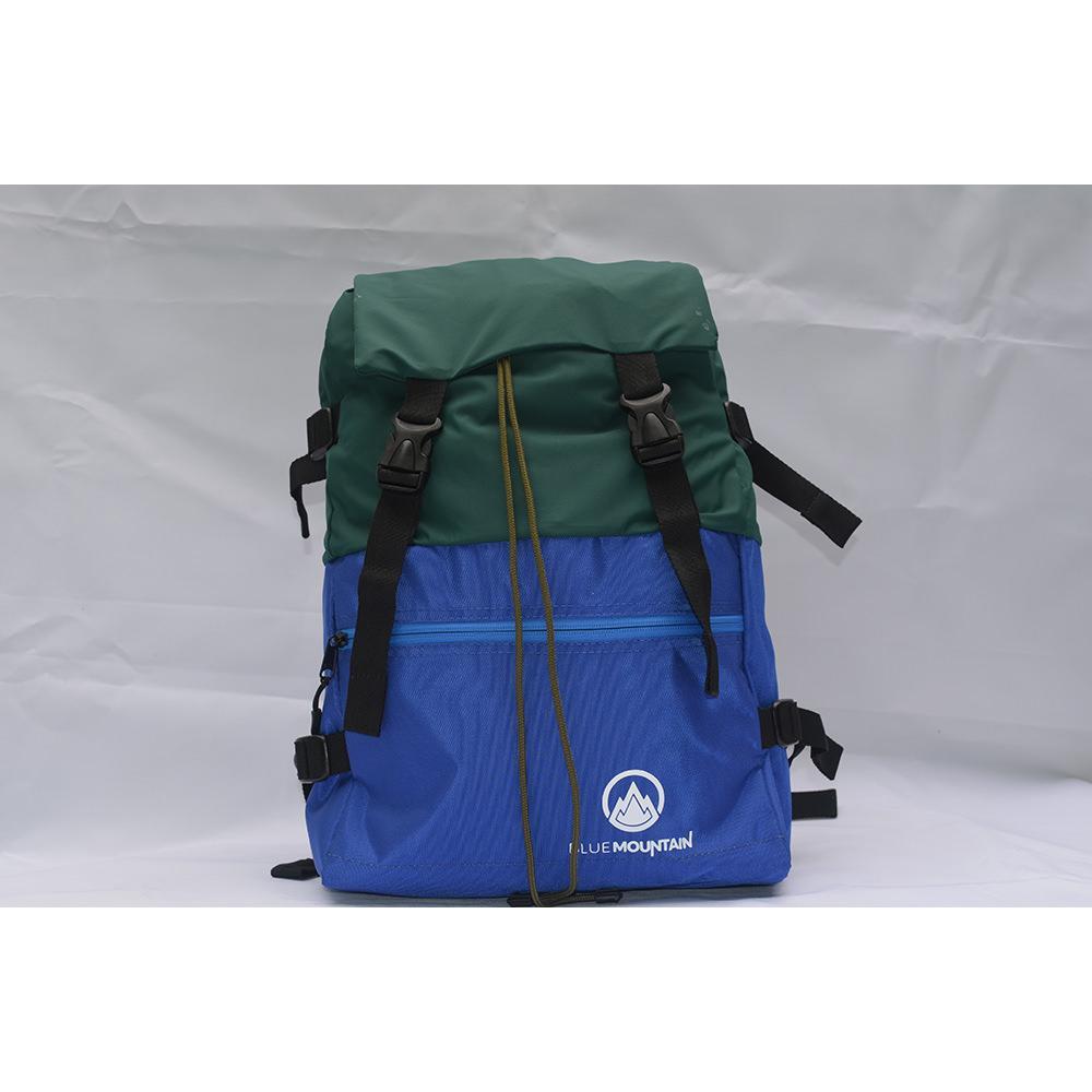 Mochila Mogi D Gris Plata Y Azul Indigo img #4