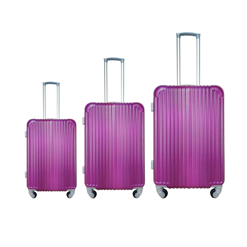 Juego Set Maletas X3 20,24,28 Pulg. Bin 502 1 Morado img #1
